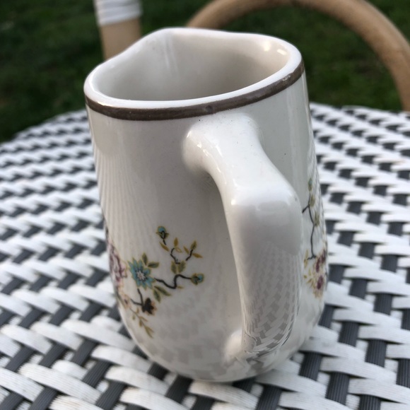 MAYER CHINA vintage floral milk cup pitcher ceramic Beaver Falls PA USA Made 288 - Picture 12 of 13